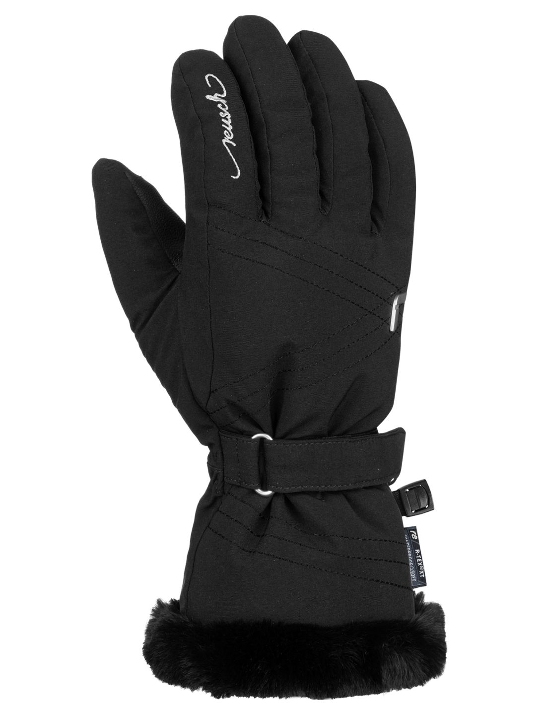 Reusch, Reusch Stella R-TEX® XT guanti da sci bambino Black / Silver nero, Zilver 