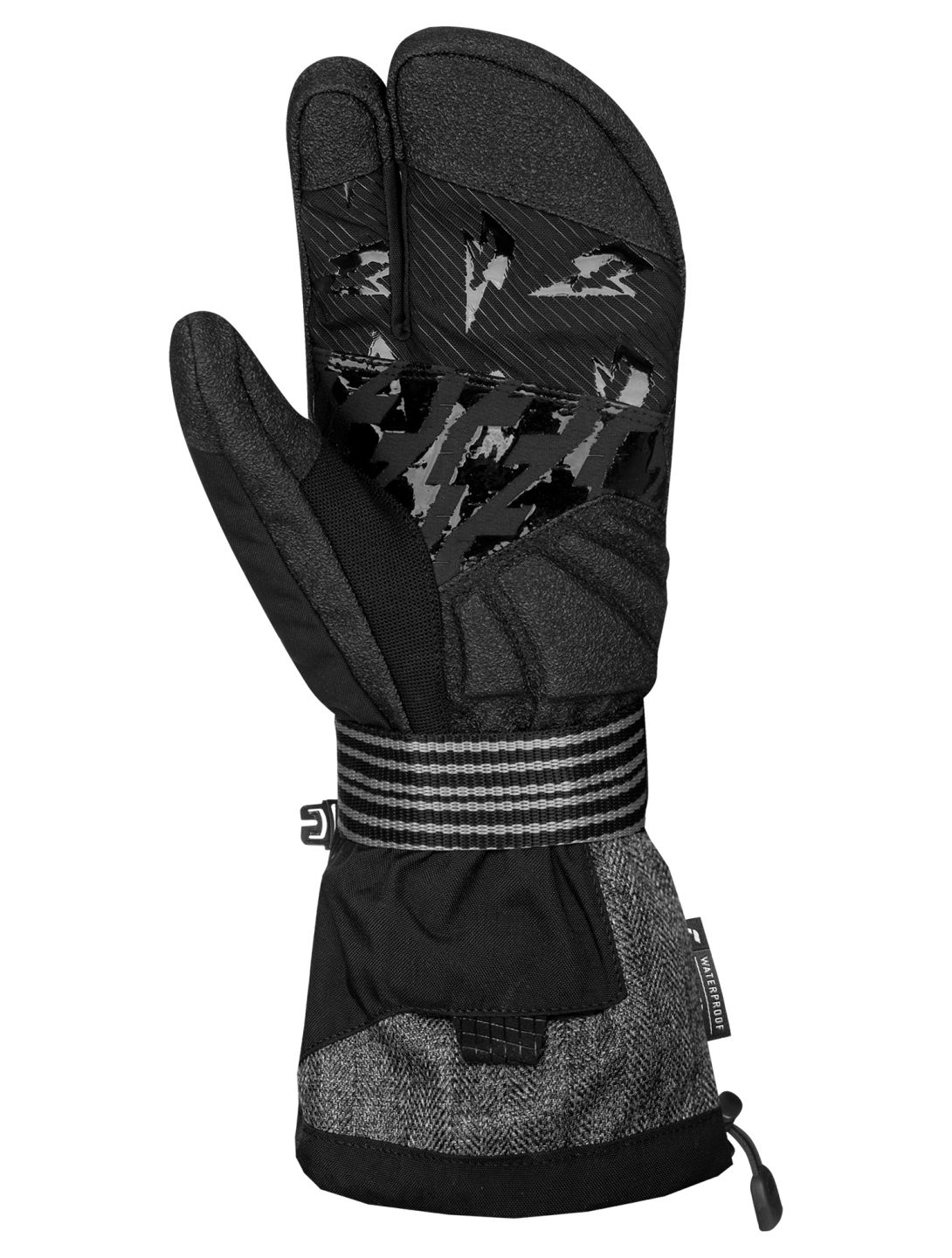 Reusch, Reusch Sweeber III R-TEX® XT Lobster guanti da sci uomo Black / Black Melange nero 