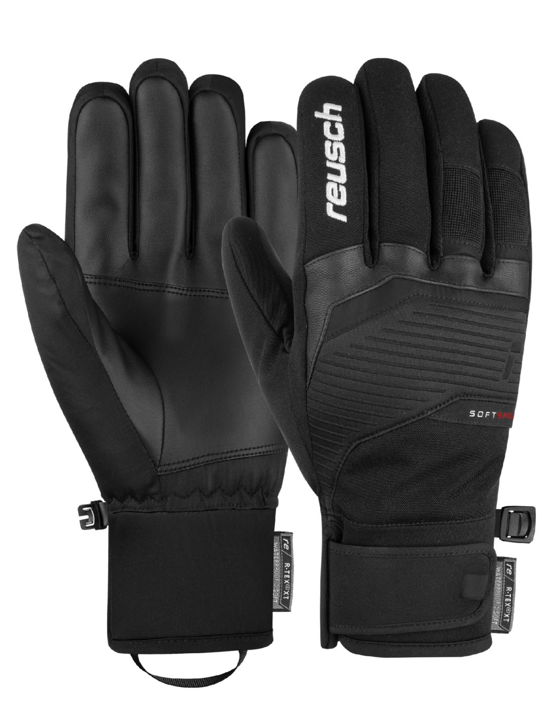 Reusch, Reusch Venom R-TEX® XT guanti da sci uomo Black / White bianco, nero 