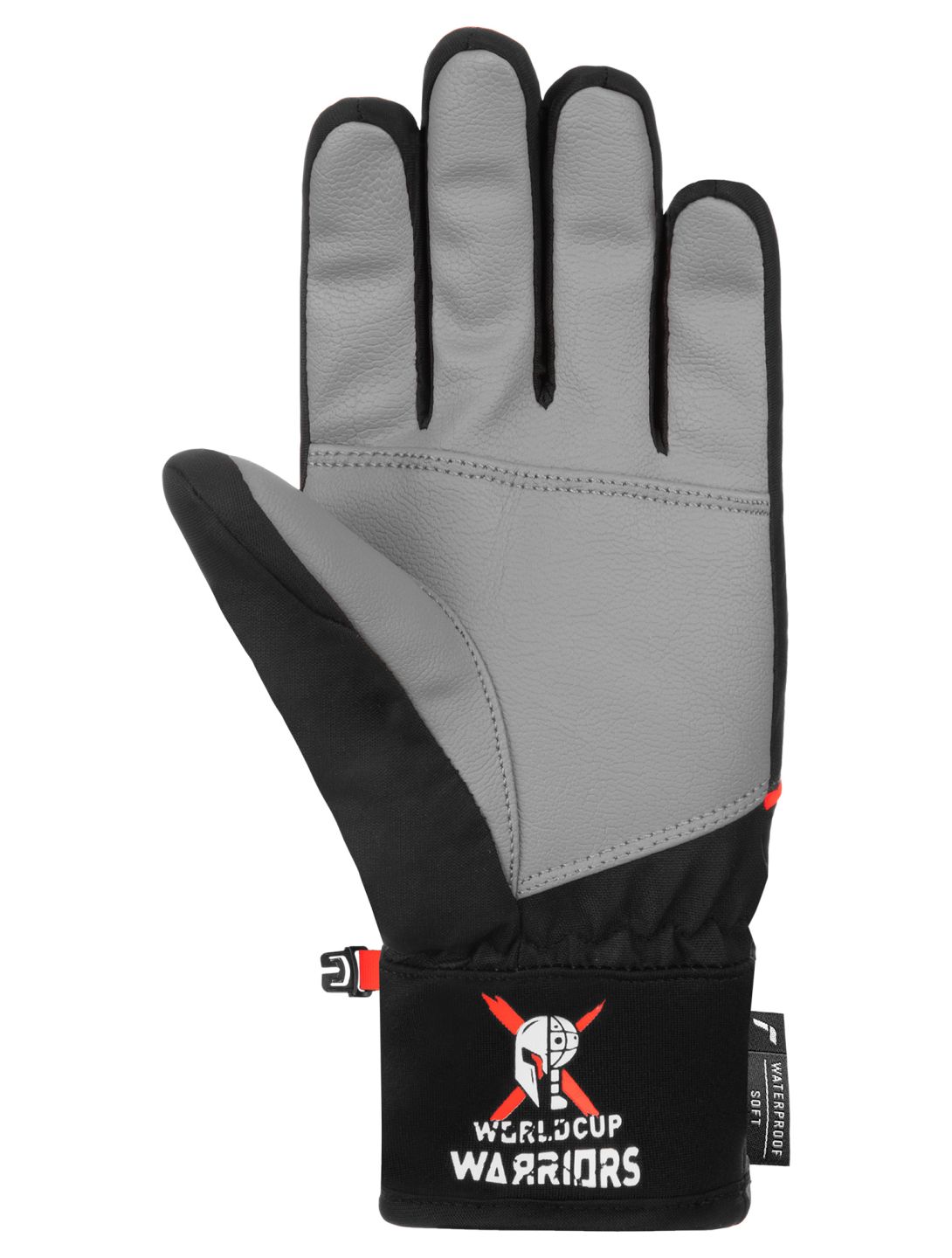 Reusch, Warrior R-TEX® XT guanti da sci bambino Black / White / Fluo Red bianco, nero, rosso 