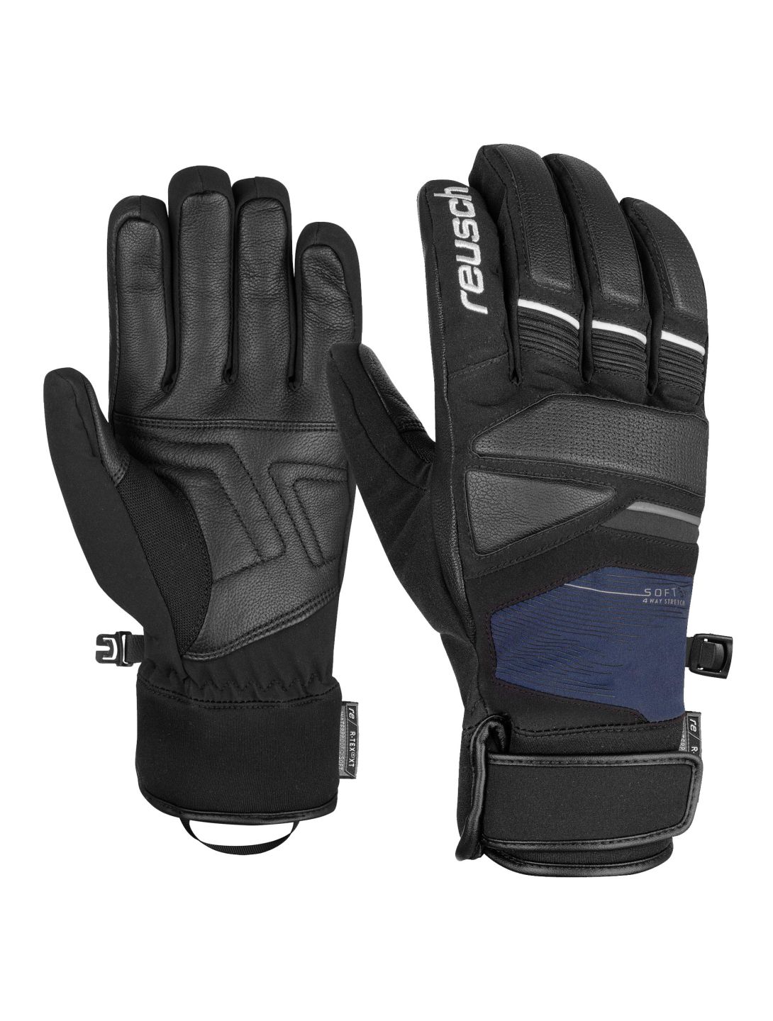 Reusch, Storm R-Tex Xt guanti da sci unisex dress blu, nero 