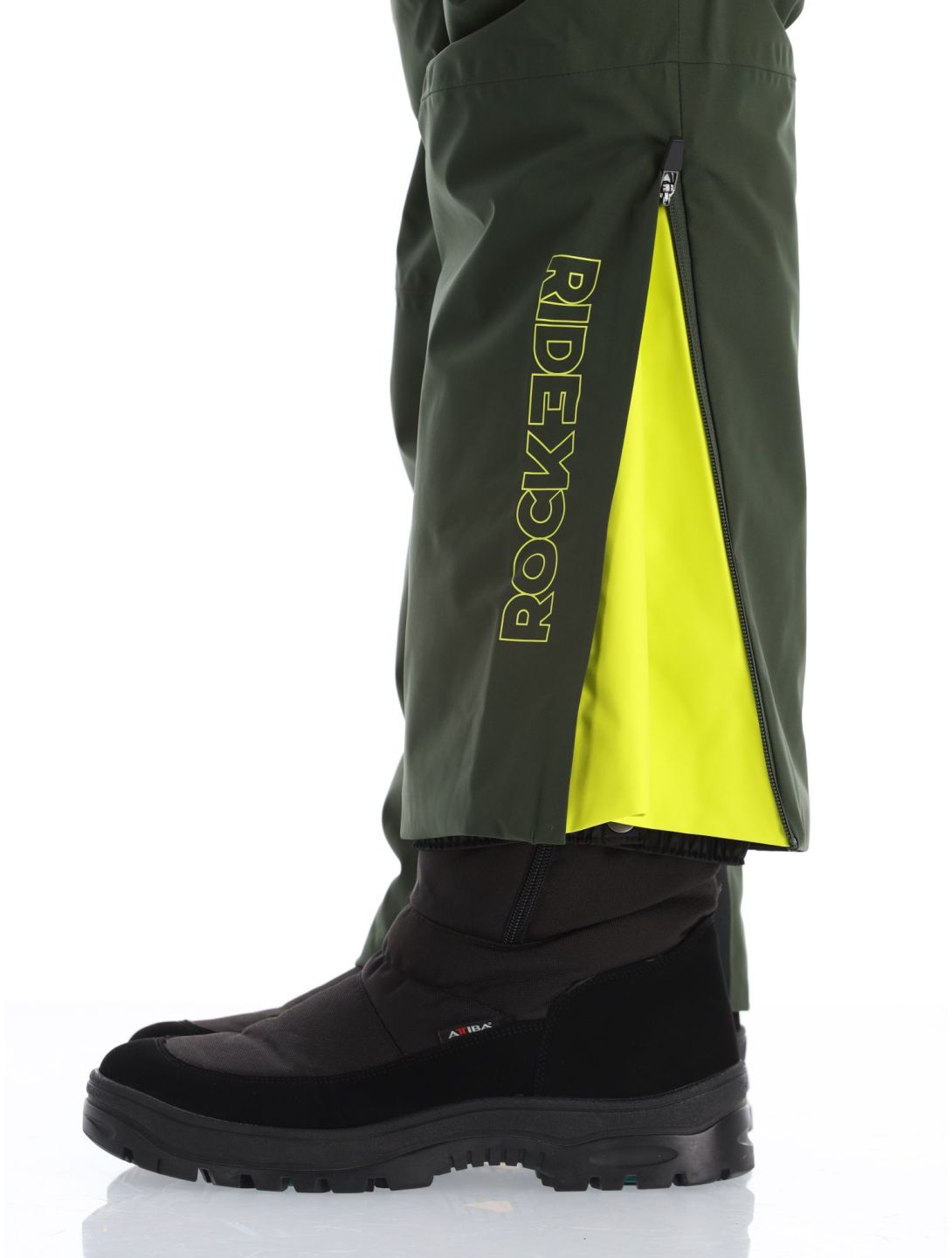 Rock Experience, Fanatic pantaloni da sci uomo Kombu Green / Safety Yellow giallo, verde 