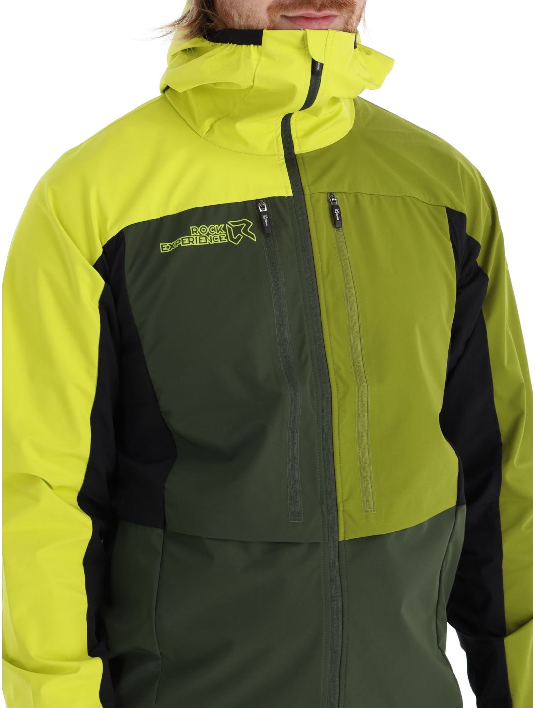 Rock Experience, Inuit Tech softshell uomo Kombu Green / Sulphur / Cardam Seed grigio, verde 