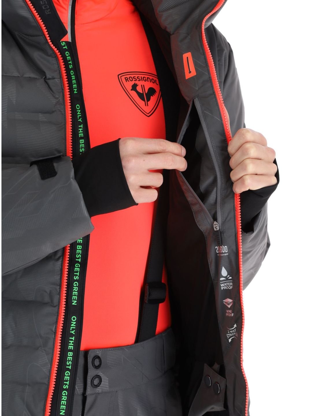 Rossignol Giacca Sci Hero Depart da Uomo Black