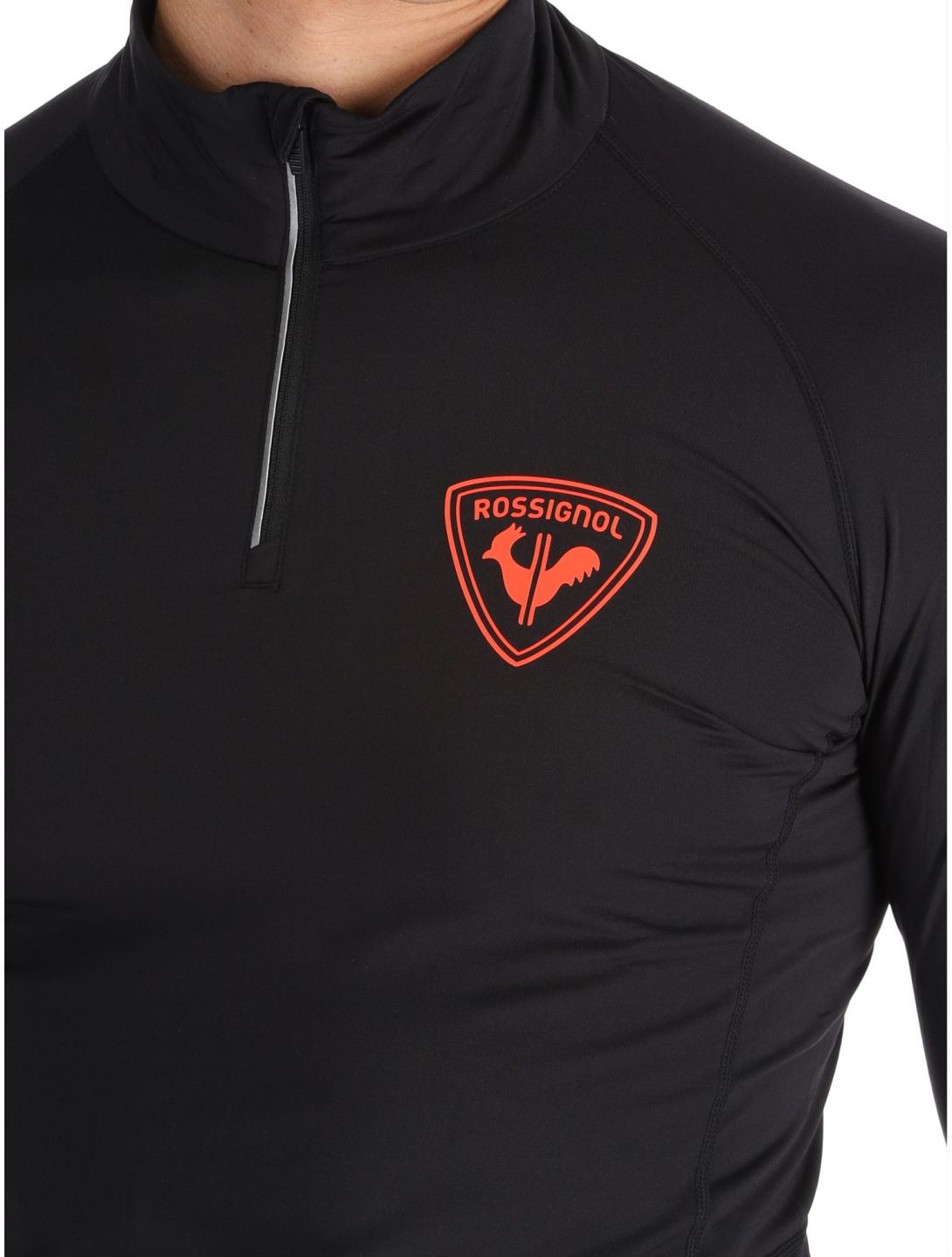 Rossignol, New Hero Classique 1/2 Zip maglione uomo Black nero 