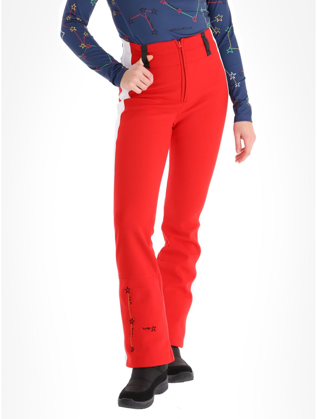 Rossignol, JC De Castelbajac Sirius Soft Shell pantaloni da sci softshell donna Red rosso 