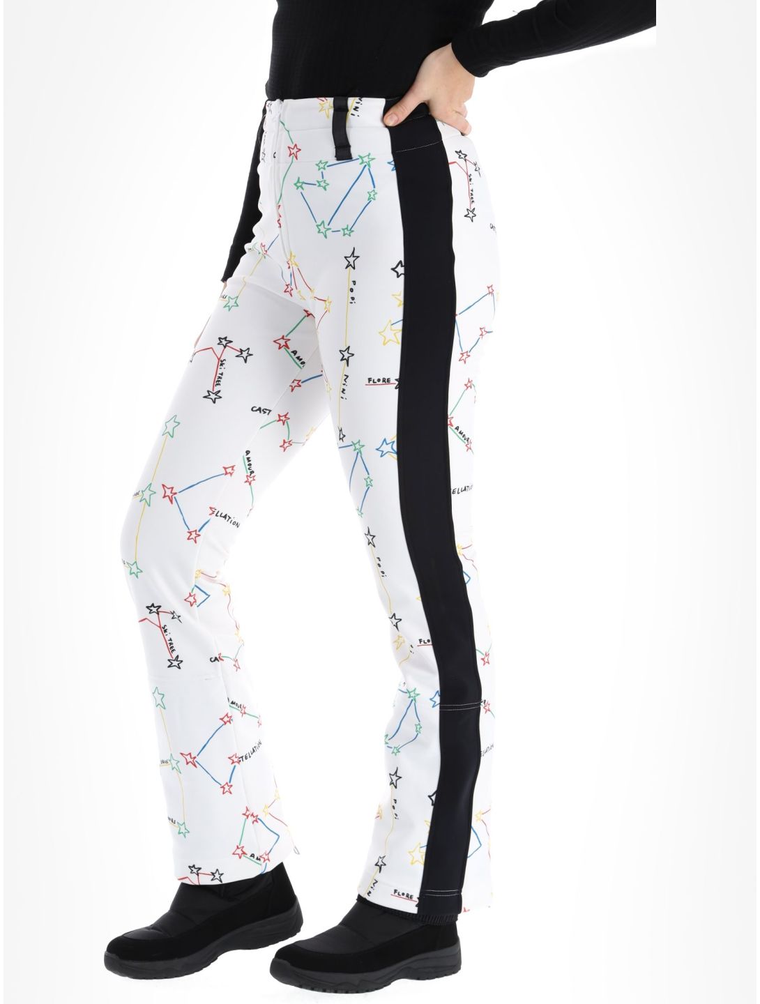 Rossignol, JC De Castelbajac Sirius Soft Shell pantaloni da sci softshell donna White bianco 