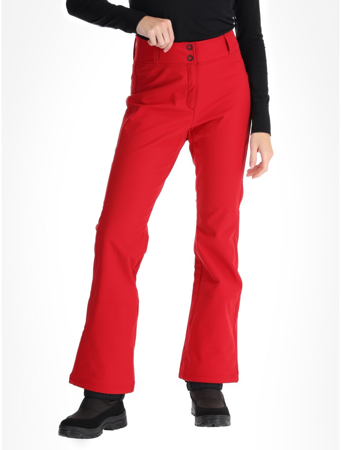 Rossignol, Ski Softshell pantaloni da sci softshell donna Ruby Red rosso 