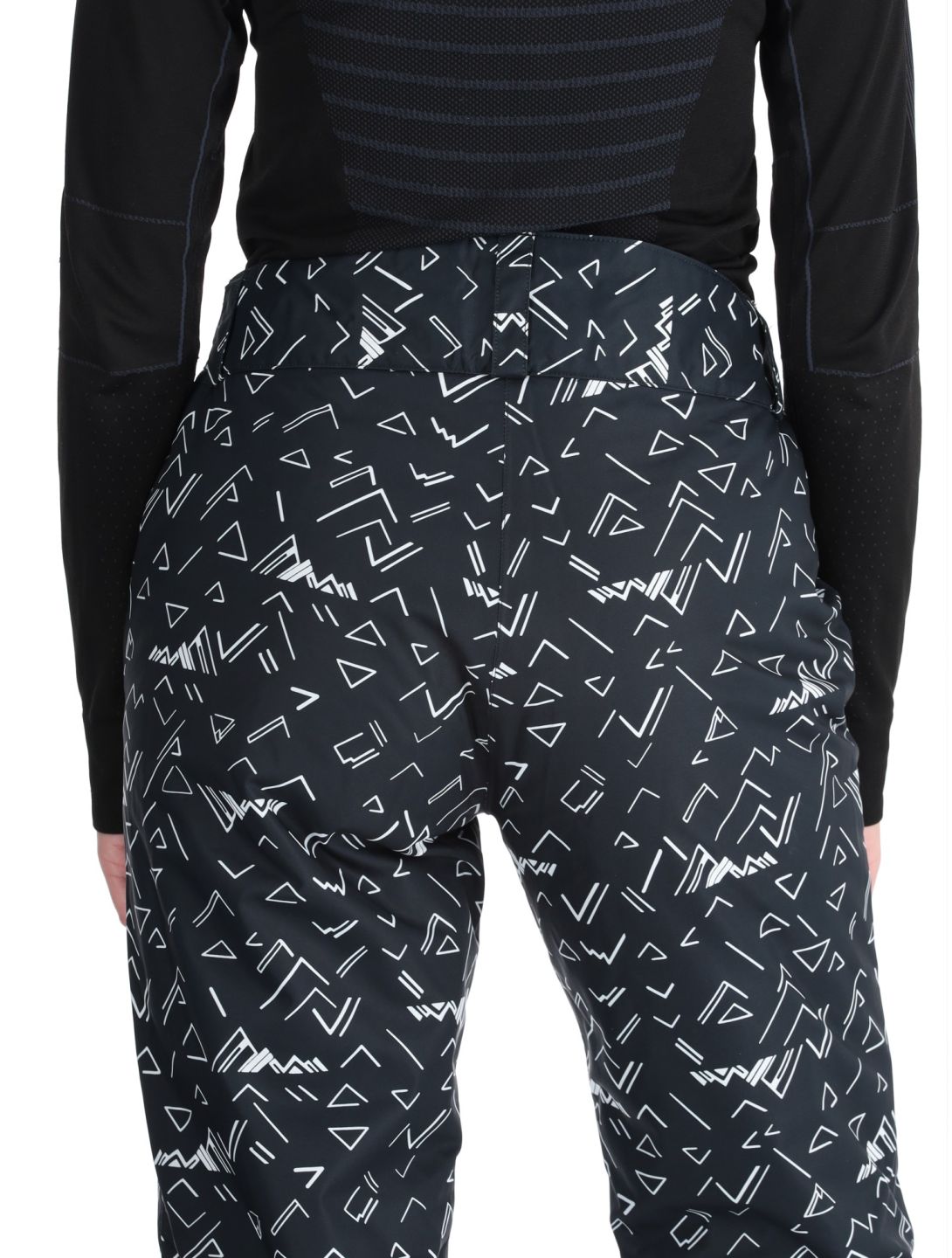 Rossignol, W Staci Print pantaloni da sci donna Black nero 