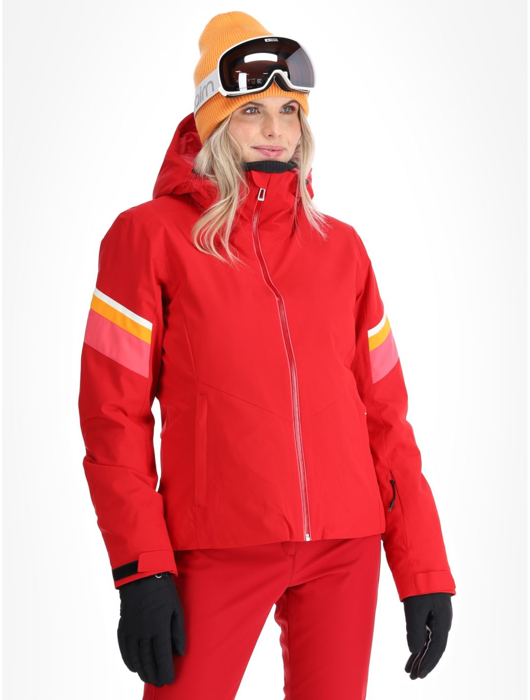 Rossignol, W Strawpile giacca sci donna Ruby Red rosso 