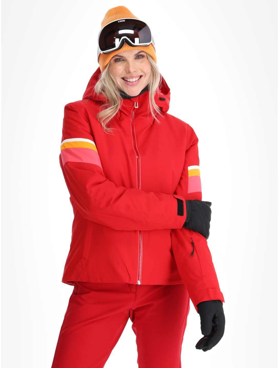 Rossignol, W Strawpile giacca sci donna Ruby Red rosso 