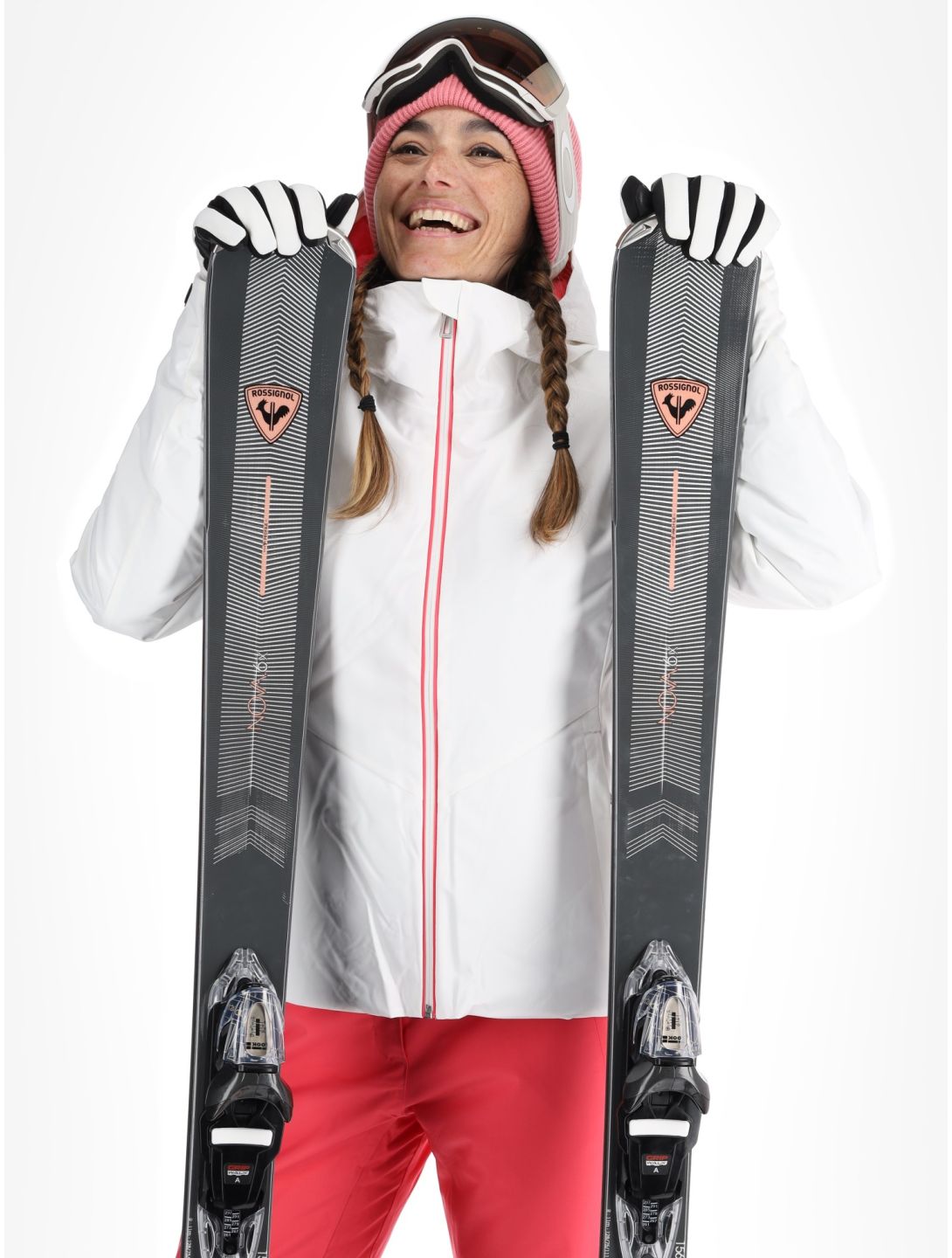 Rossignol, W Strawpile giacca sci donna White bianco 