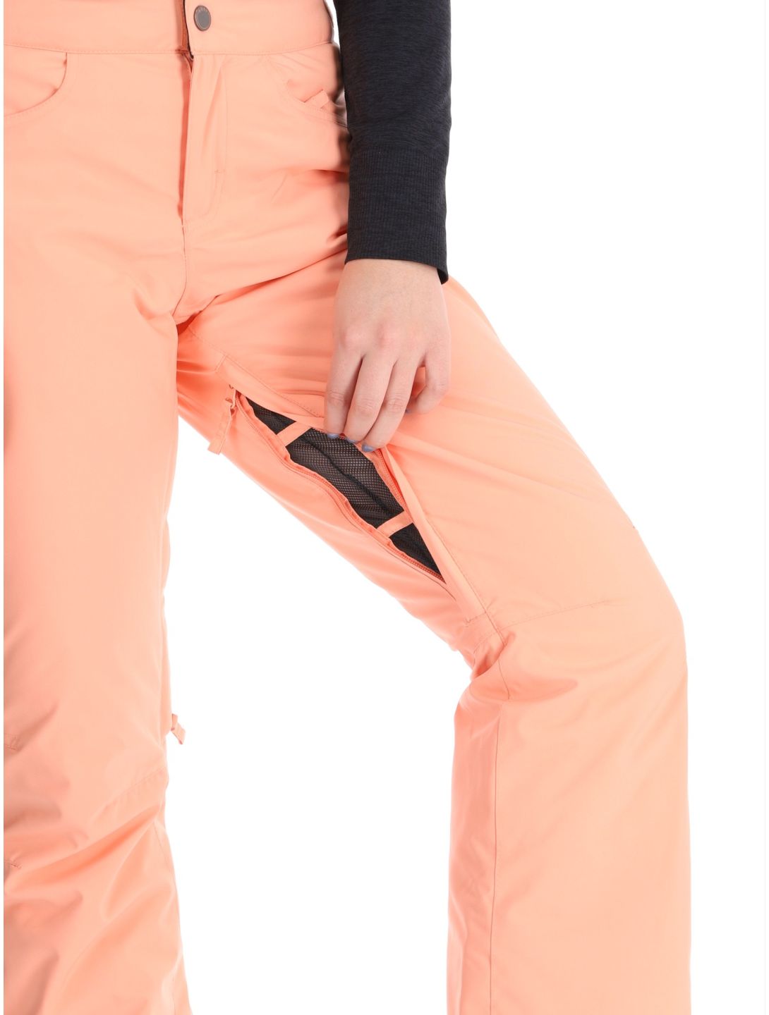 Roxy, Backyard pantaloni da sci donna Peach Pink rosa 