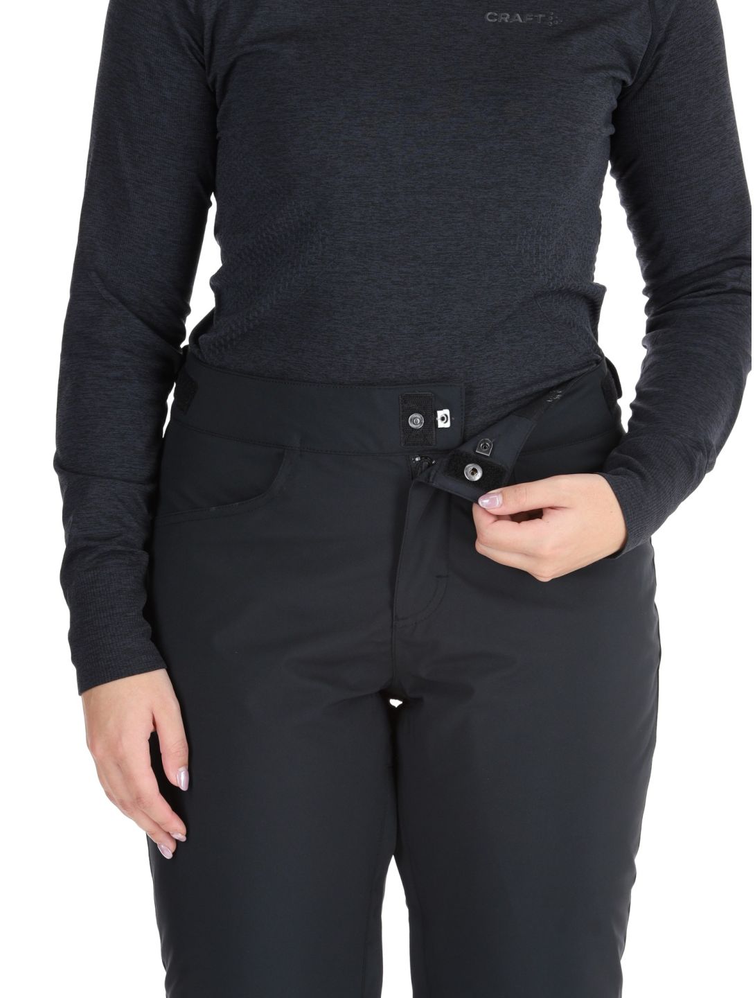 Roxy, Backyard pantaloni da sci donna True Black nero 