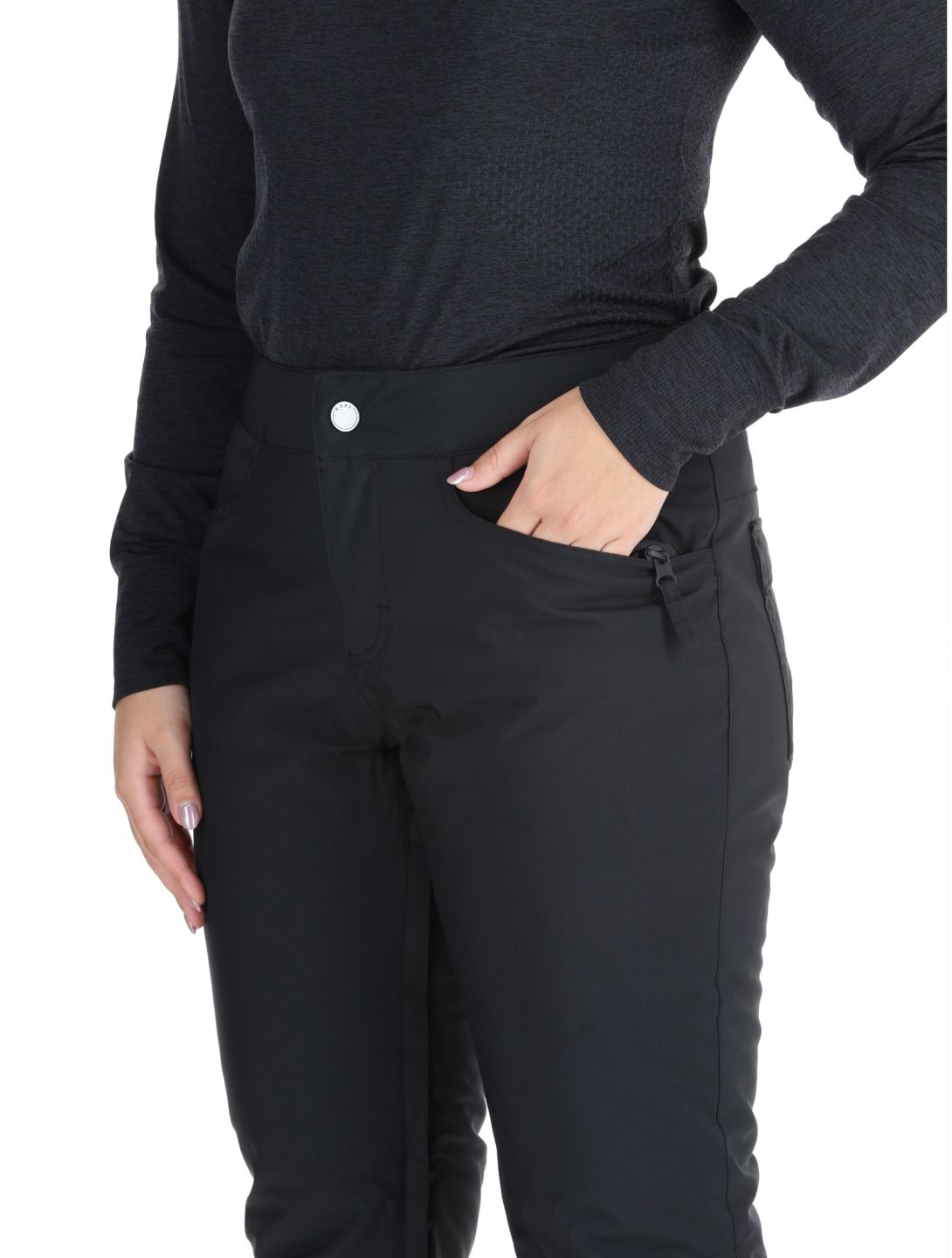 Roxy, Backyard pantaloni da sci donna True Black nero 