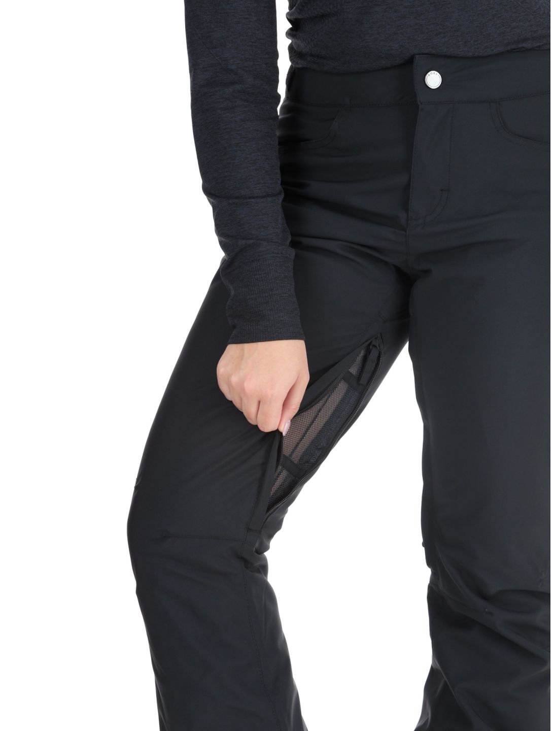 Roxy, Backyard pantaloni da sci donna True Black nero 