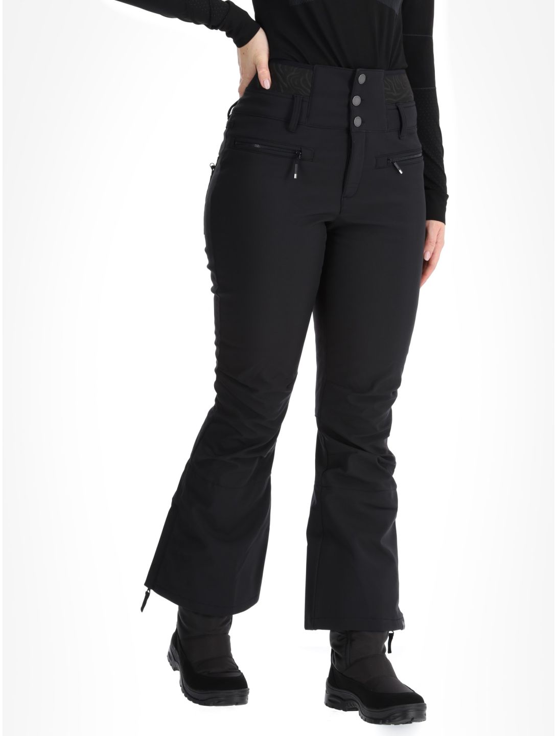 Roxy, Rising High pantaloni da sci donna True Black nero 