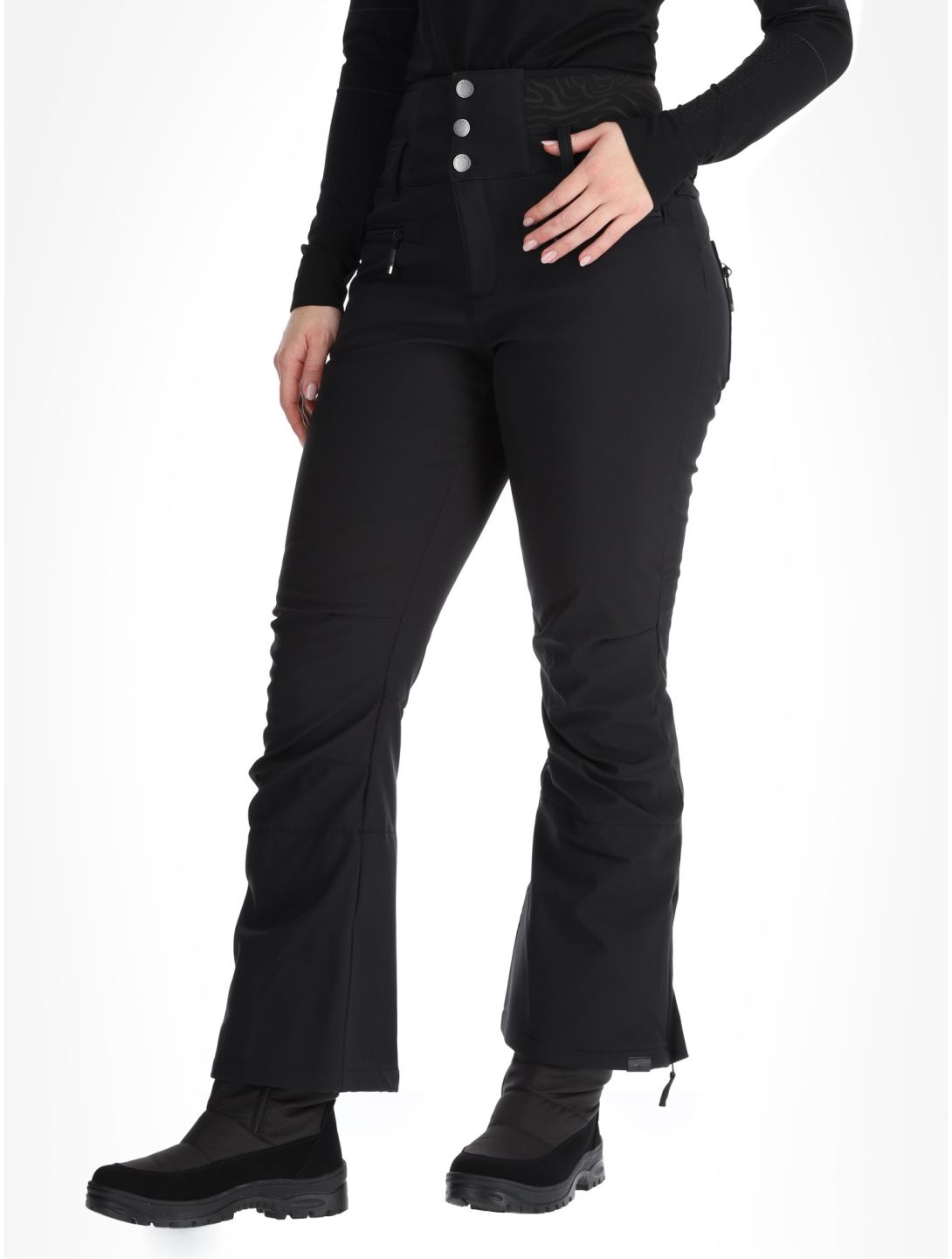 Roxy, Rising High pantaloni da sci donna True Black nero 