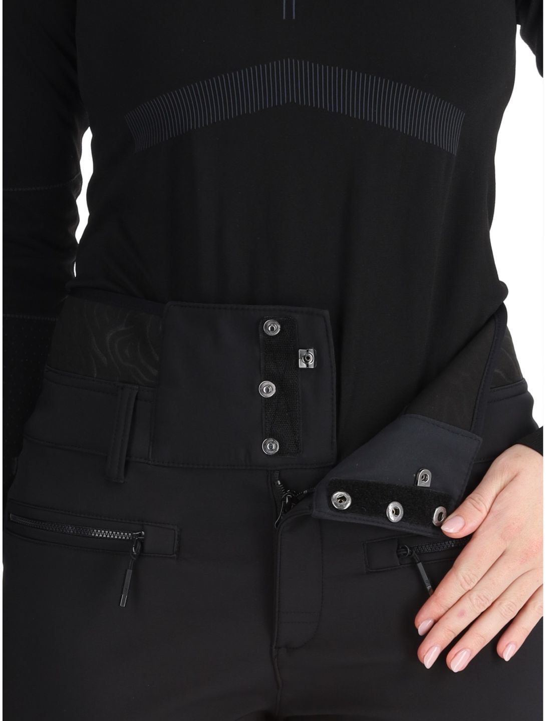 Roxy, Rising High pantaloni da sci donna True Black nero 