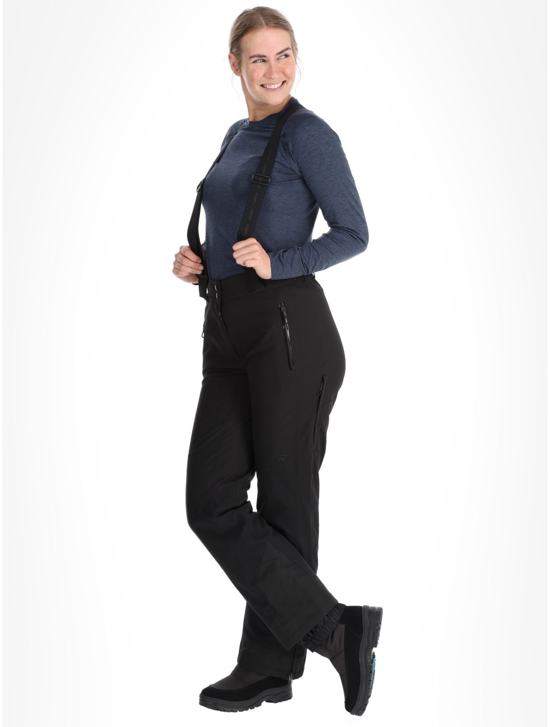 Rukka, Saxby pantaloni da sci donna Basic Black nero 