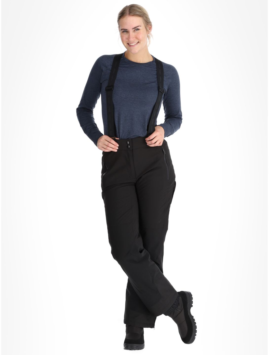 Rukka, Saxby pantaloni da sci donna Basic Black nero 