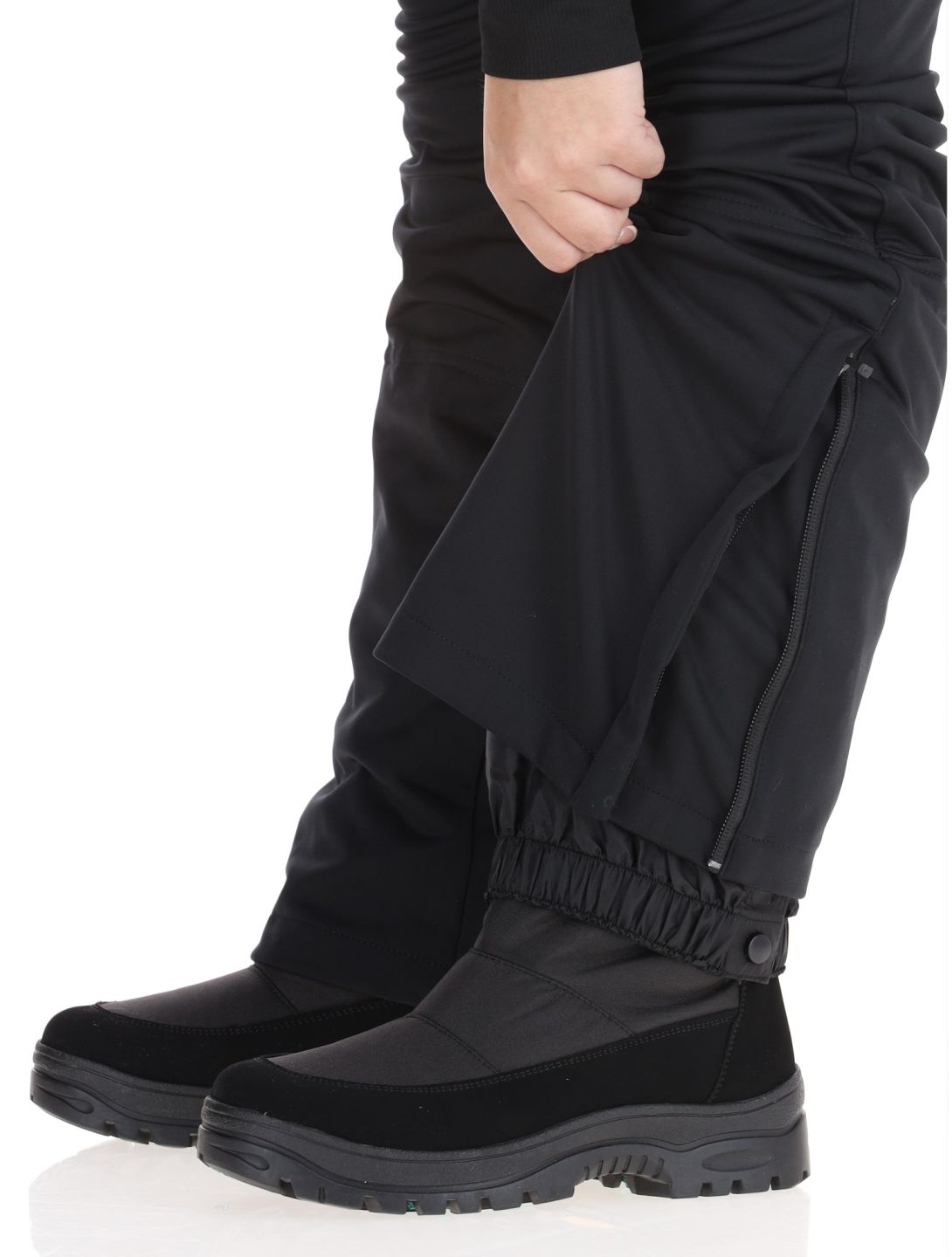 Rukka, Soikko pantaloni da sci softshell donna Basic Black nero 