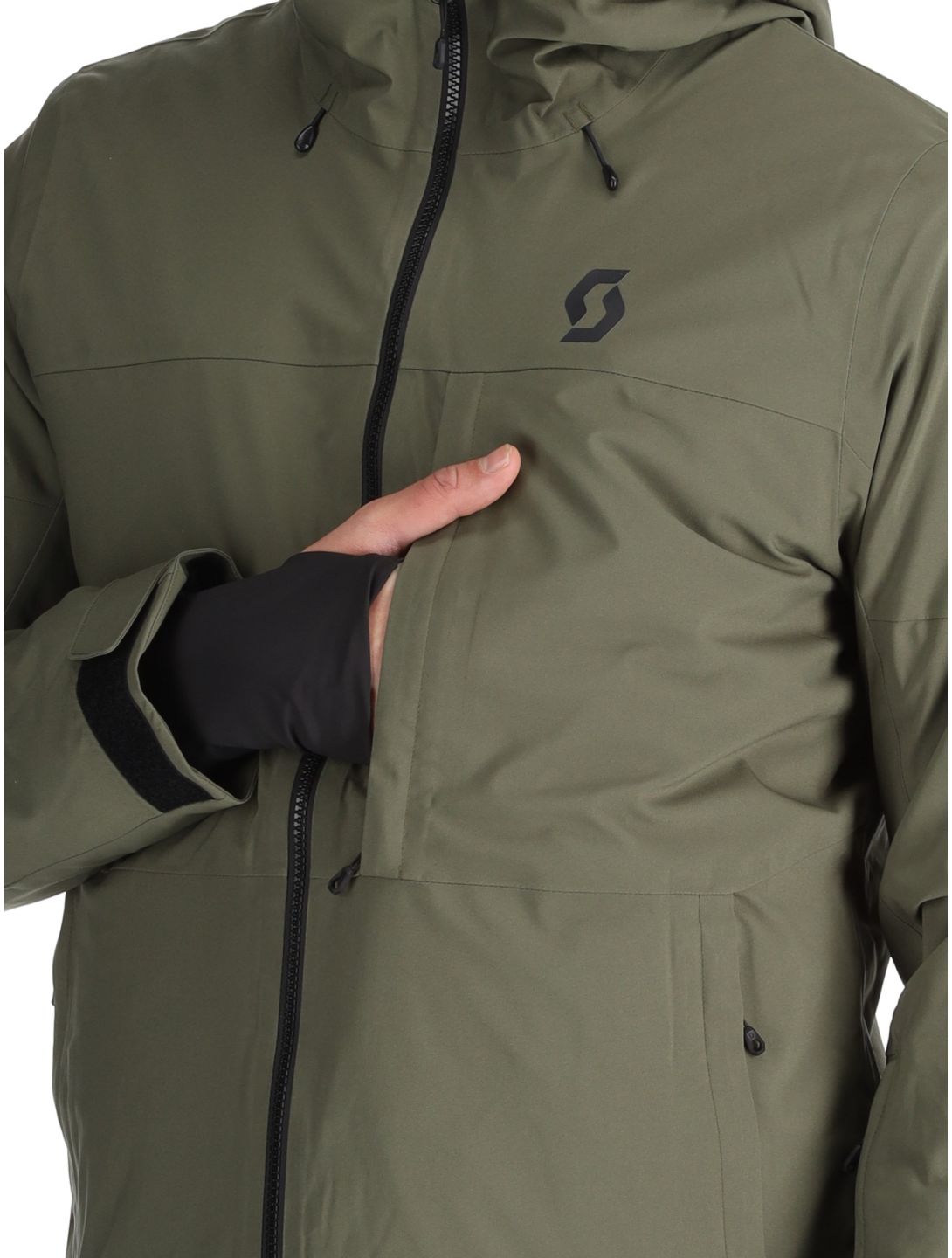 Scott, Jacket M's Ultimate Dryo 10 giacca sci uomo Douglas Green verde 