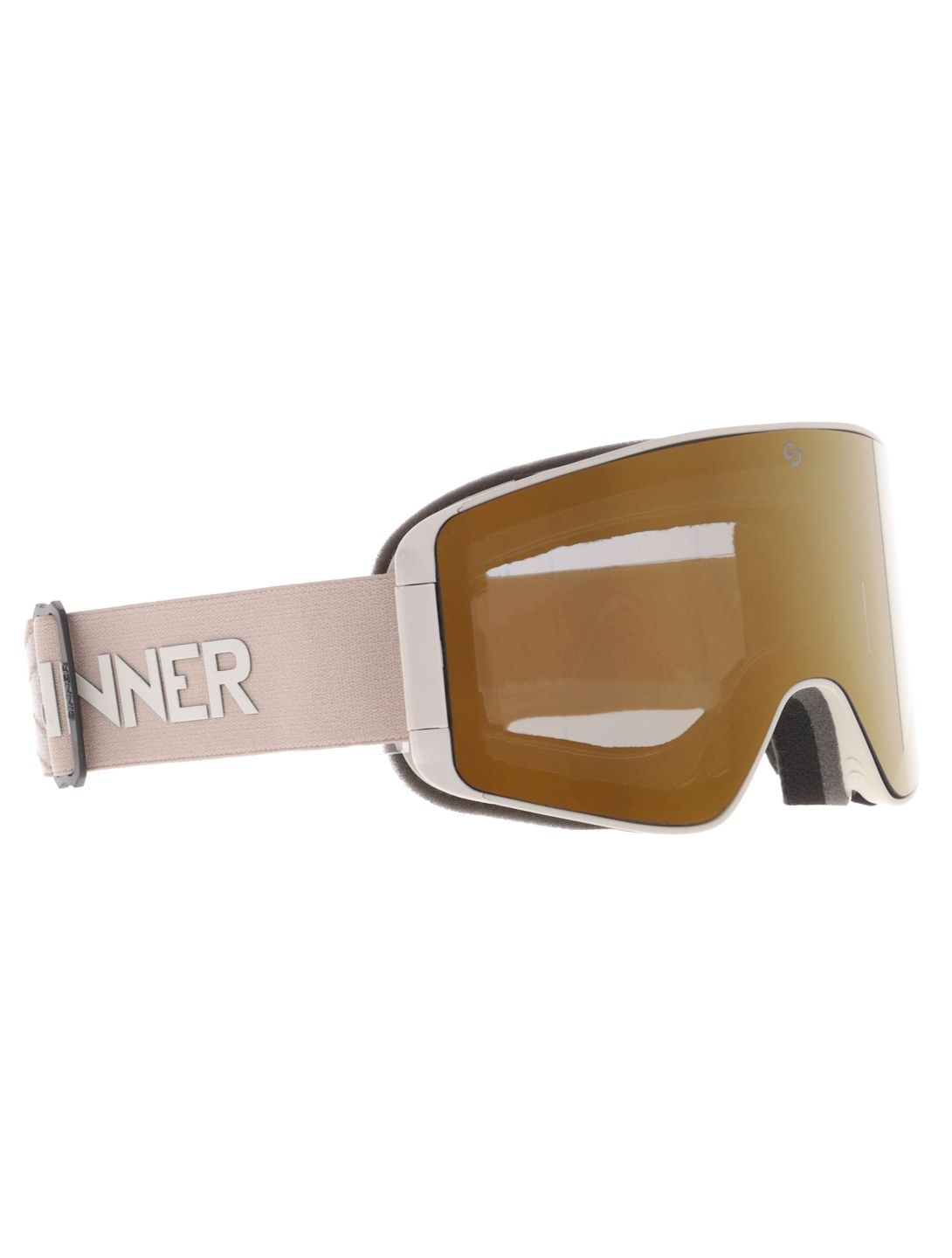 Sinner, Aura mascherina da sci lente di ricambio unisex Matt Light Beige beige 