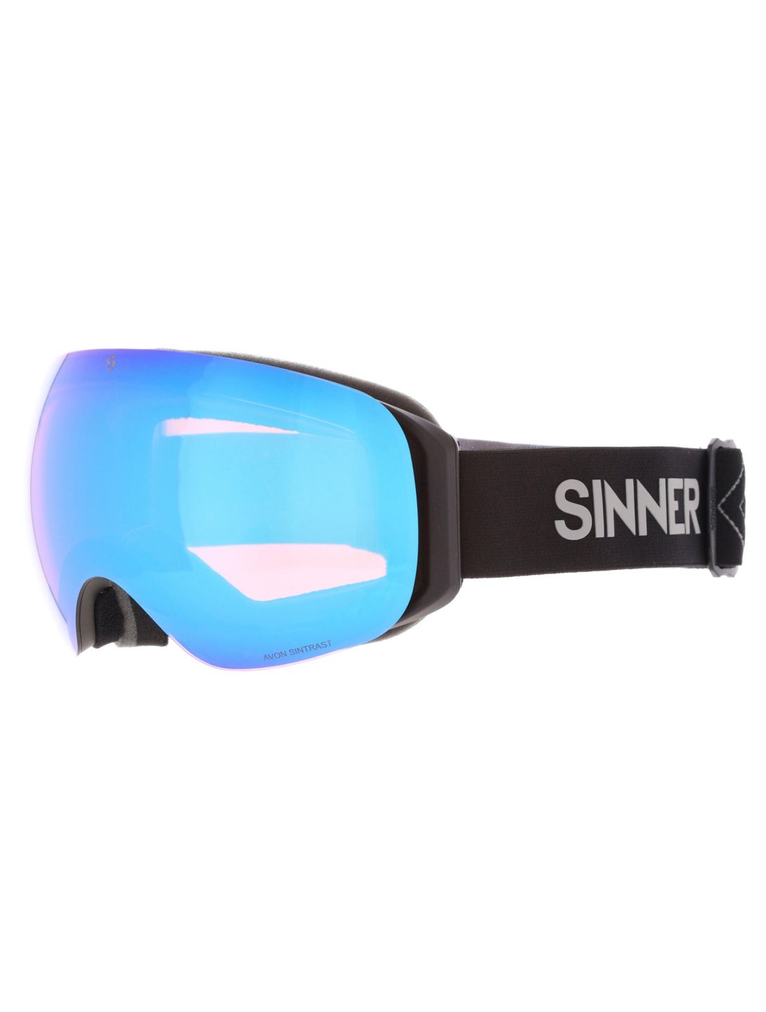 Sinner, Avon mascherina da sci unisex Matt Black nero 