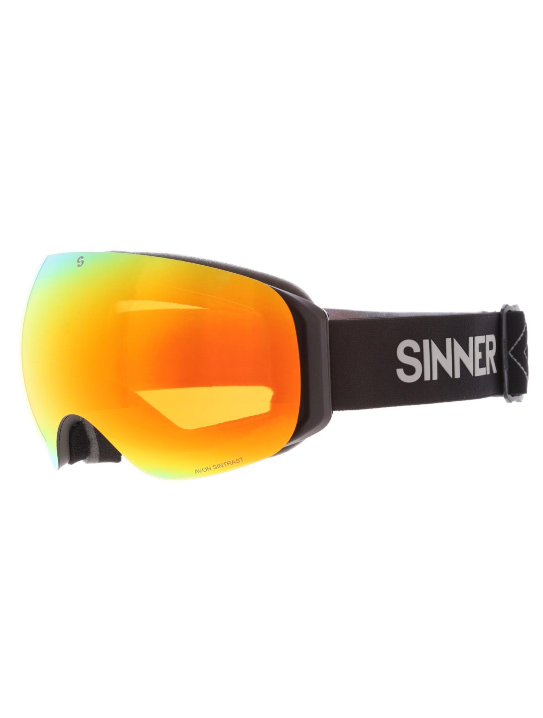 Sinner, Avon mascherina da sci unisex Matt Black nero 