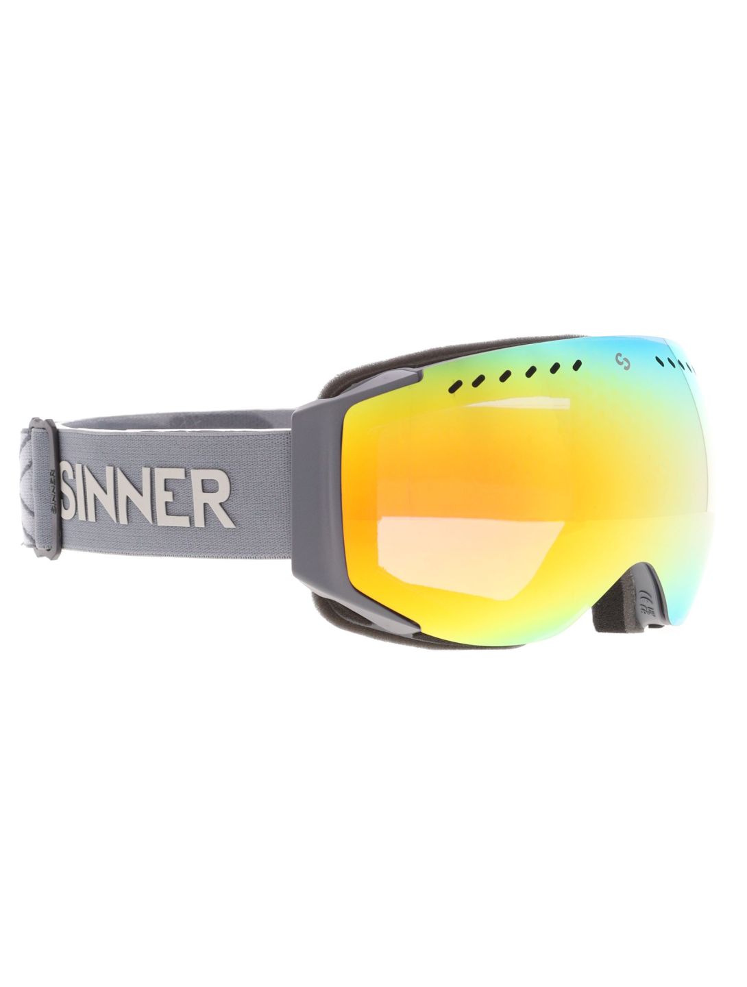 Sinner, Emerald mascherina da sci unisex Matt Dark Grey grigio 