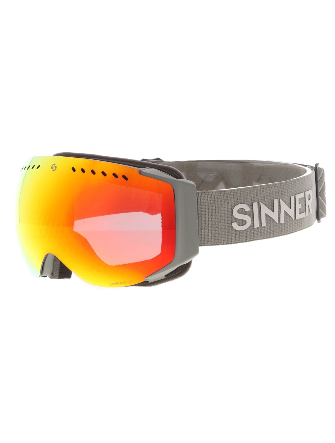 Sinner, Emerald mascherina da sci unisex Matt Moss Green verde 