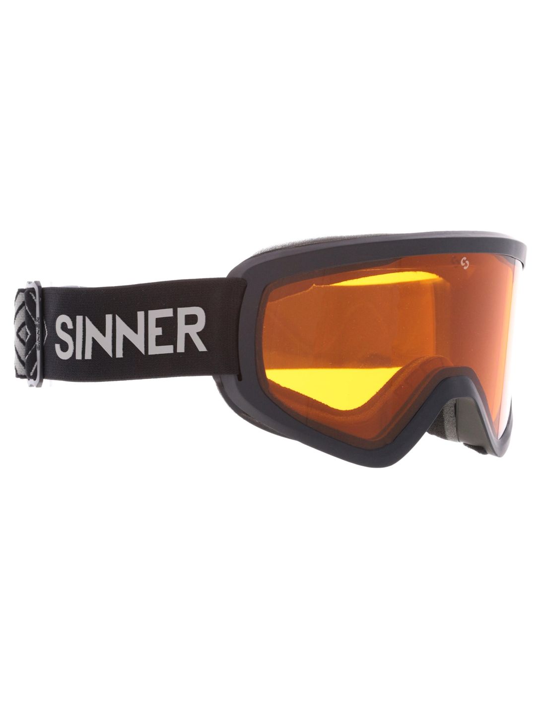 Sinner, Estes mascherina da sci unisex Matt Black nero 