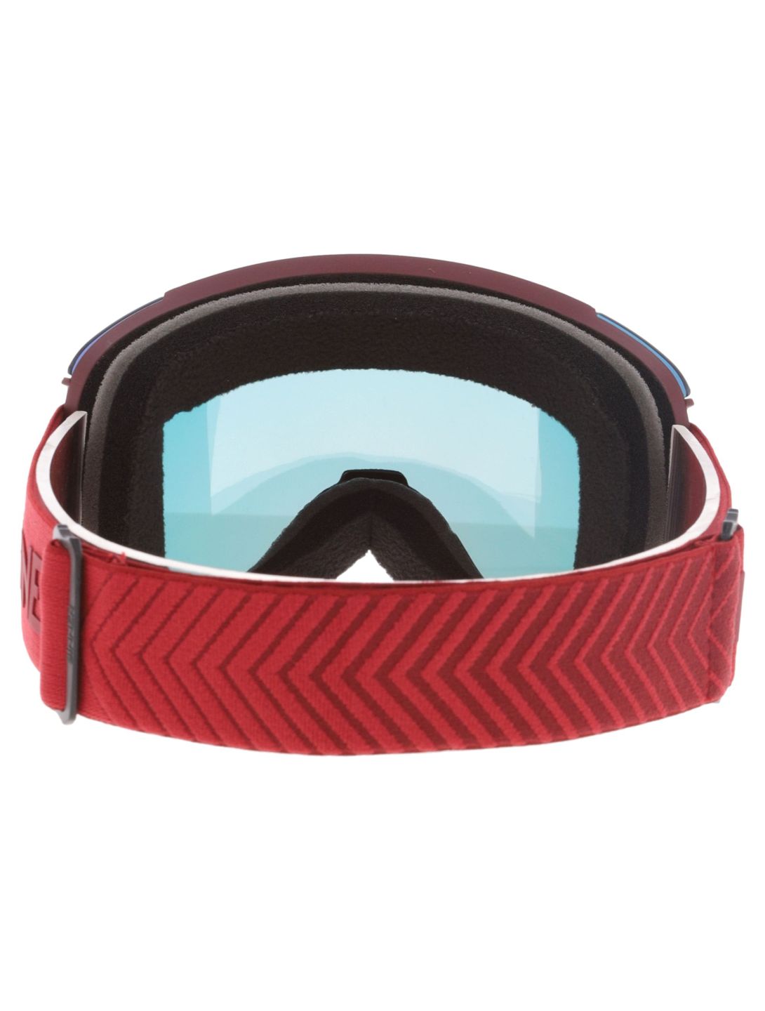 Sinner, Snowflake mascherina da sci lente di ricambio unisex Matt Burgundy rosso 