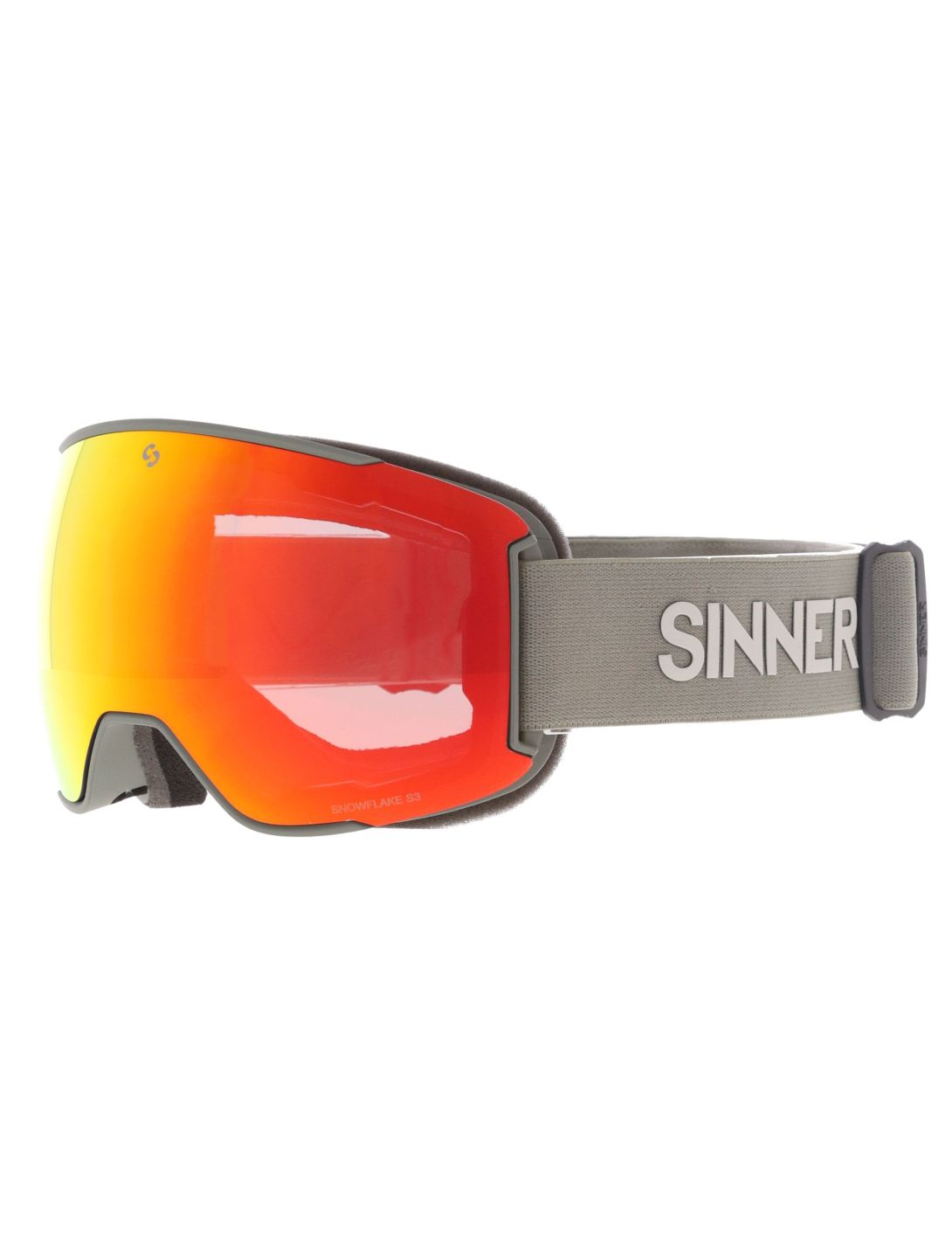 Sinner, Snowflake mascherina da sci lente di ricambio unisex Matt Moss verde 