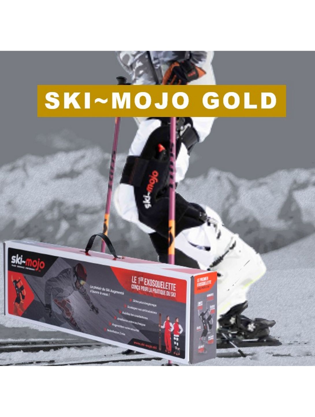 Planks - Skier - Fascia per capelli da sci nera