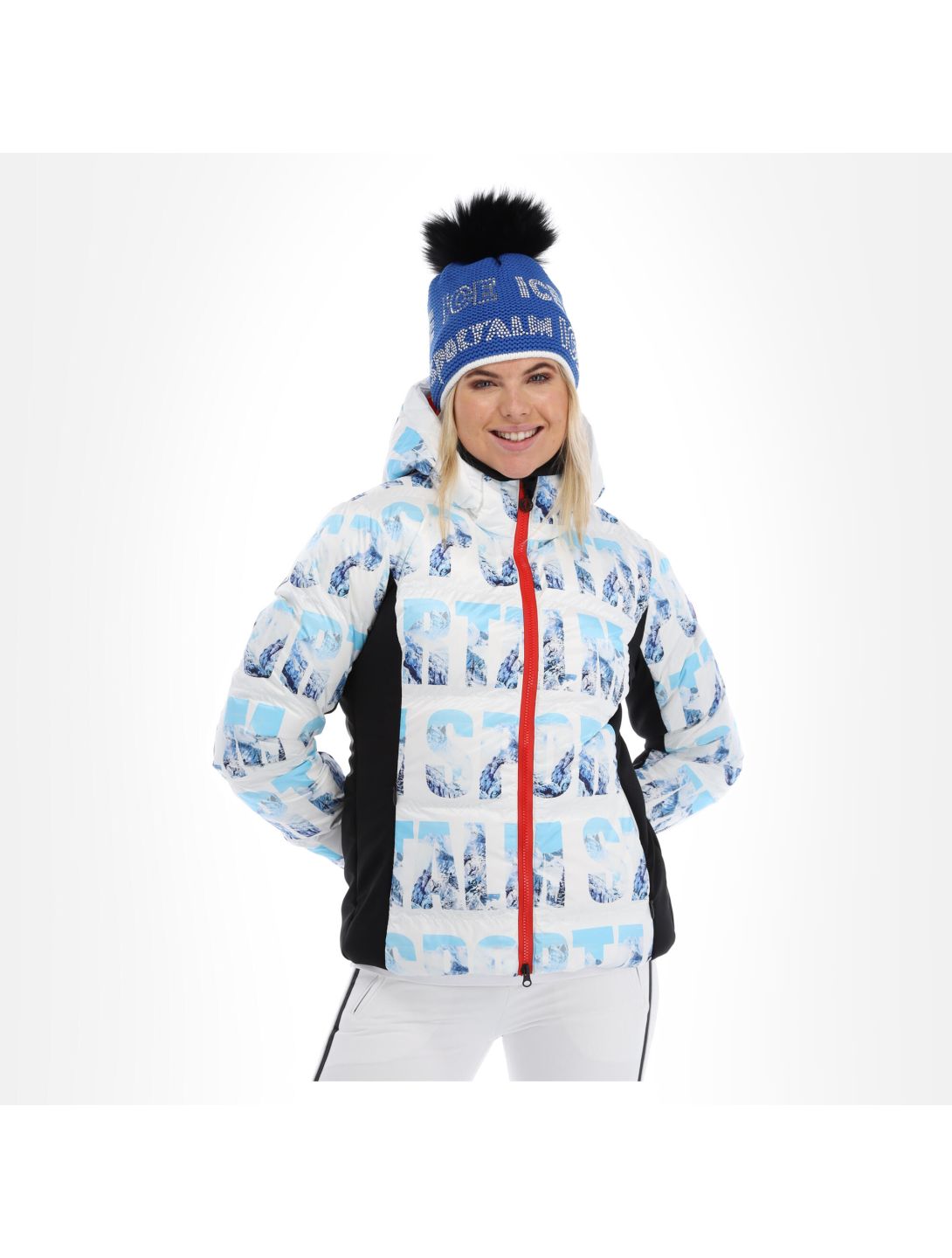 Sportalm Kitzbühel, 9820503185 giacca sci donna optical bianco 