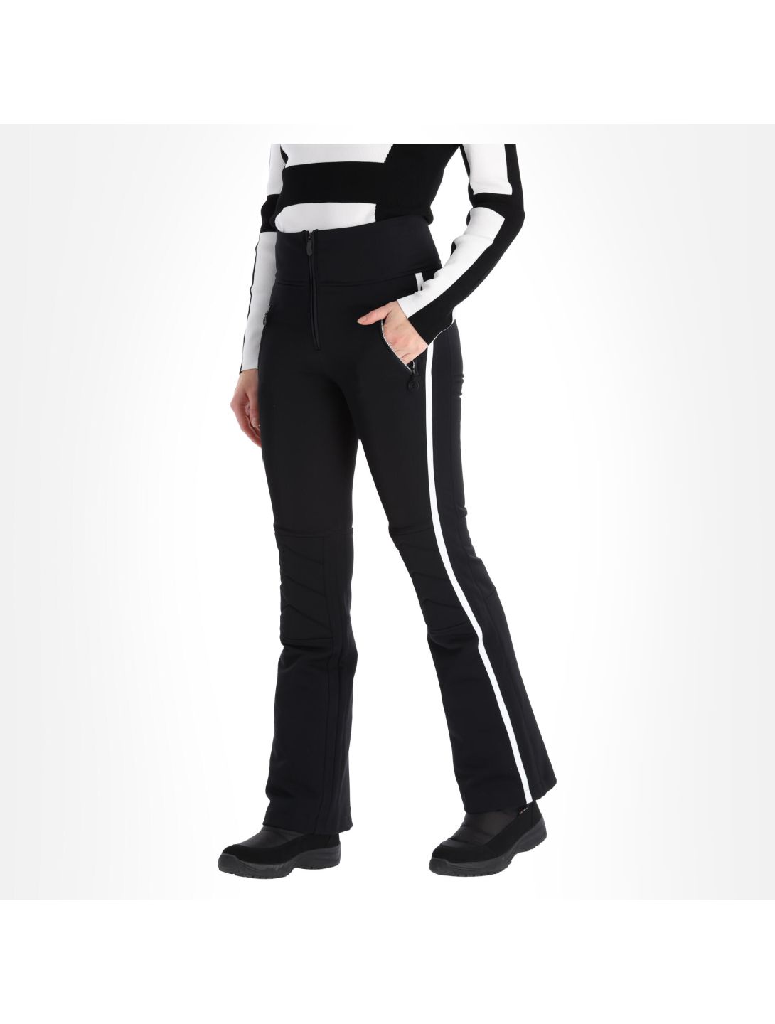 Sportalm Kitzbühel, 9828003540 pantaloni da sci softshell donna nero 