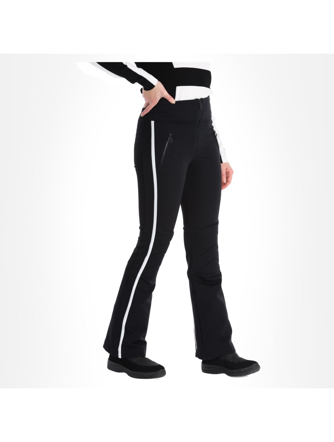 Sportalm Kitzbühel, 9828003540 pantaloni da sci softshell donna nero 