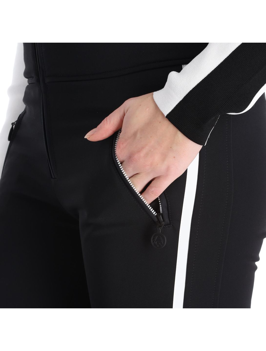 Sportalm Kitzbühel, 9828003540 pantaloni da sci softshell donna nero 