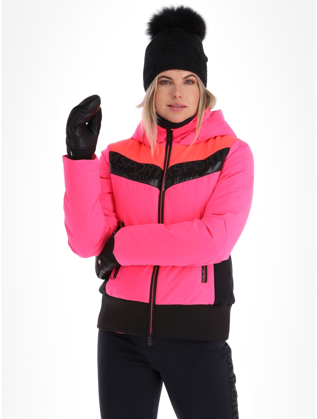 Sportalm Kitzbühel, Anniston m.Kap.o.P. giacca sci donna Pink Glow rosa 