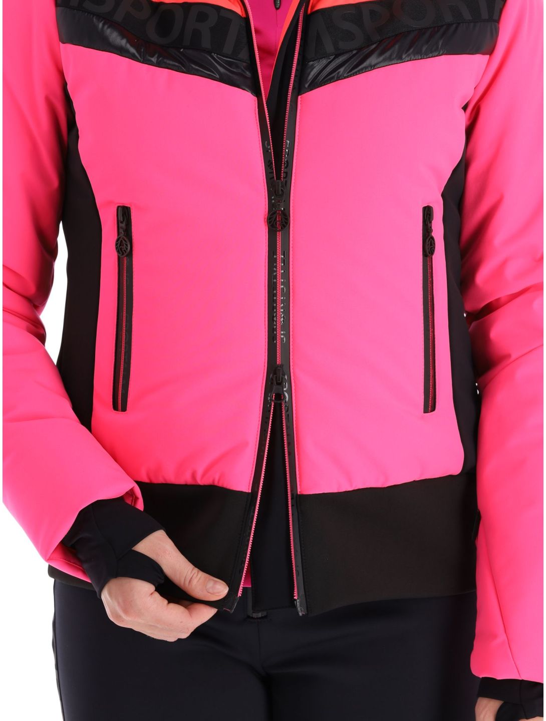 Sportalm Kitzbühel, Anniston m.Kap.o.P. giacca sci donna Pink Glow rosa 