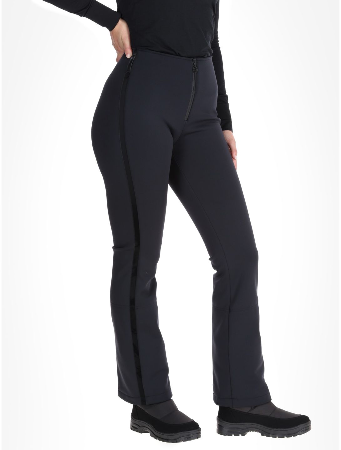 Sportalm Kitzbühel, Danica ST pantaloni da sci softshell donna Black nero 