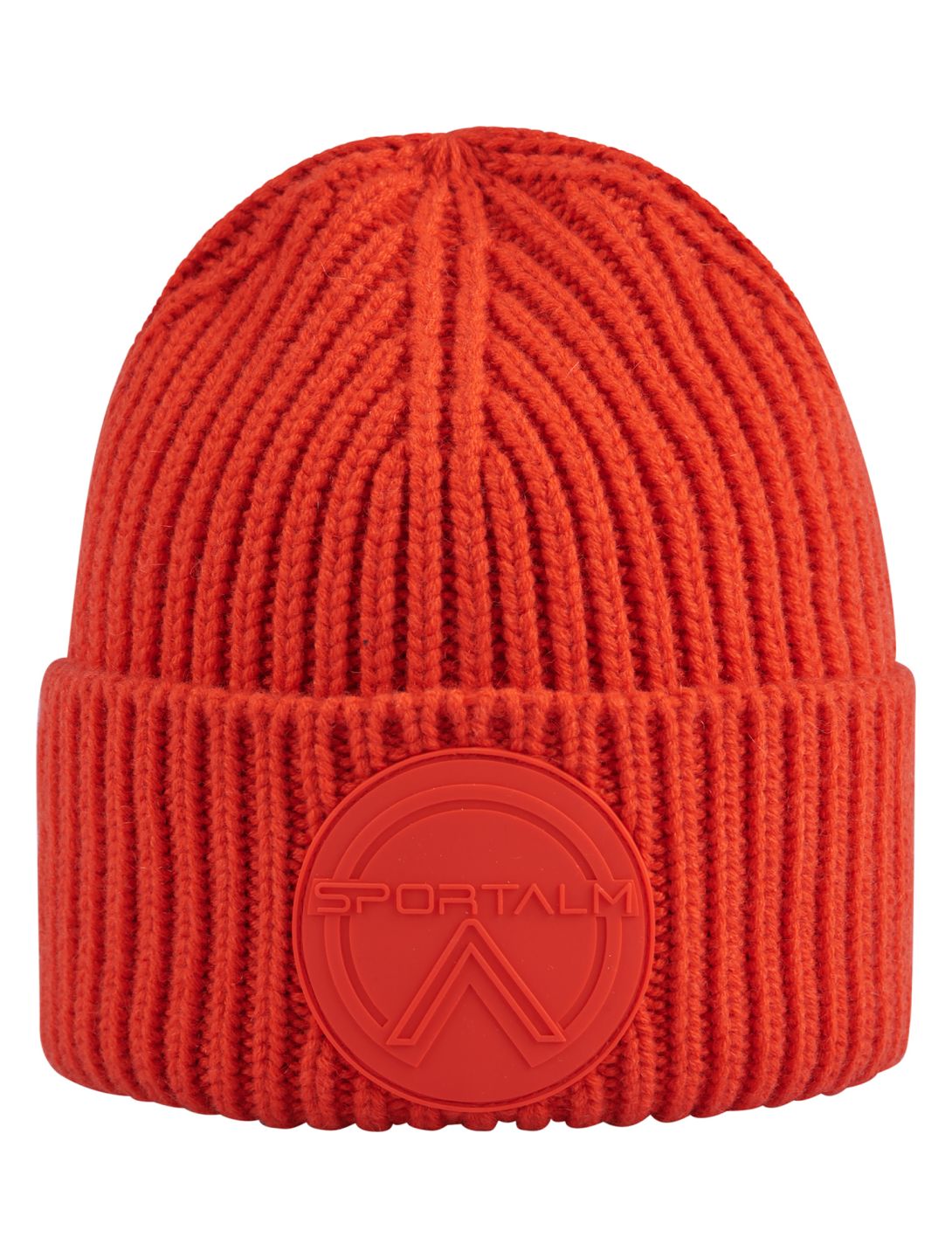 Sportalm Kitzbühel, Graphic cappello uomo Paprika Flame rosso 