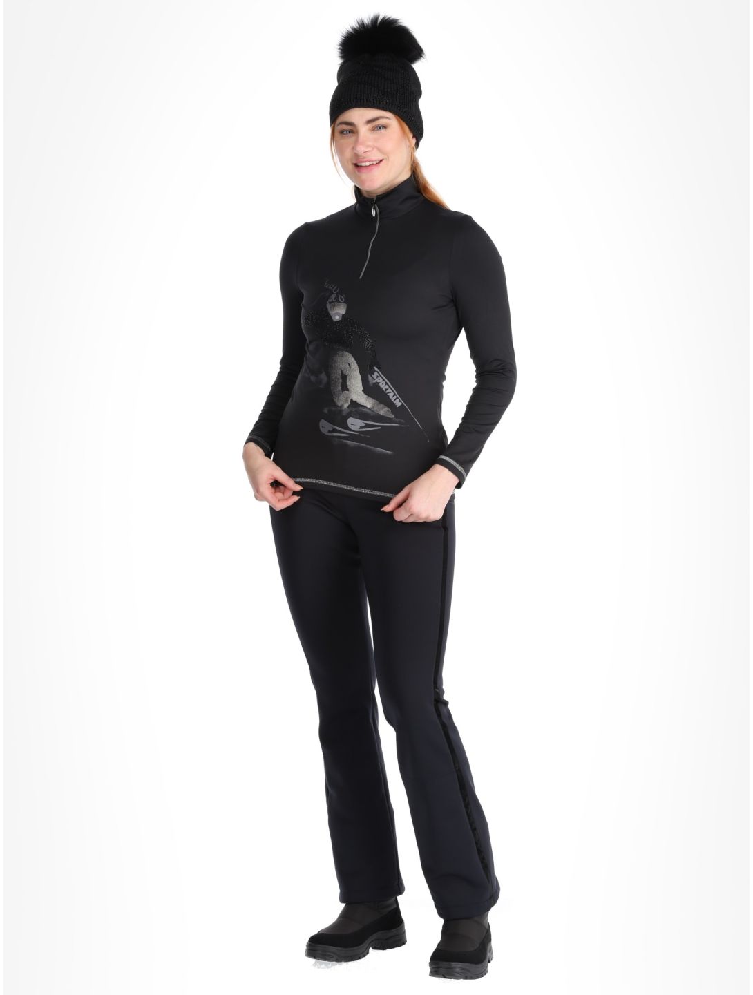 Sportalm Kitzbühel, Holy maglione donna Black nero 