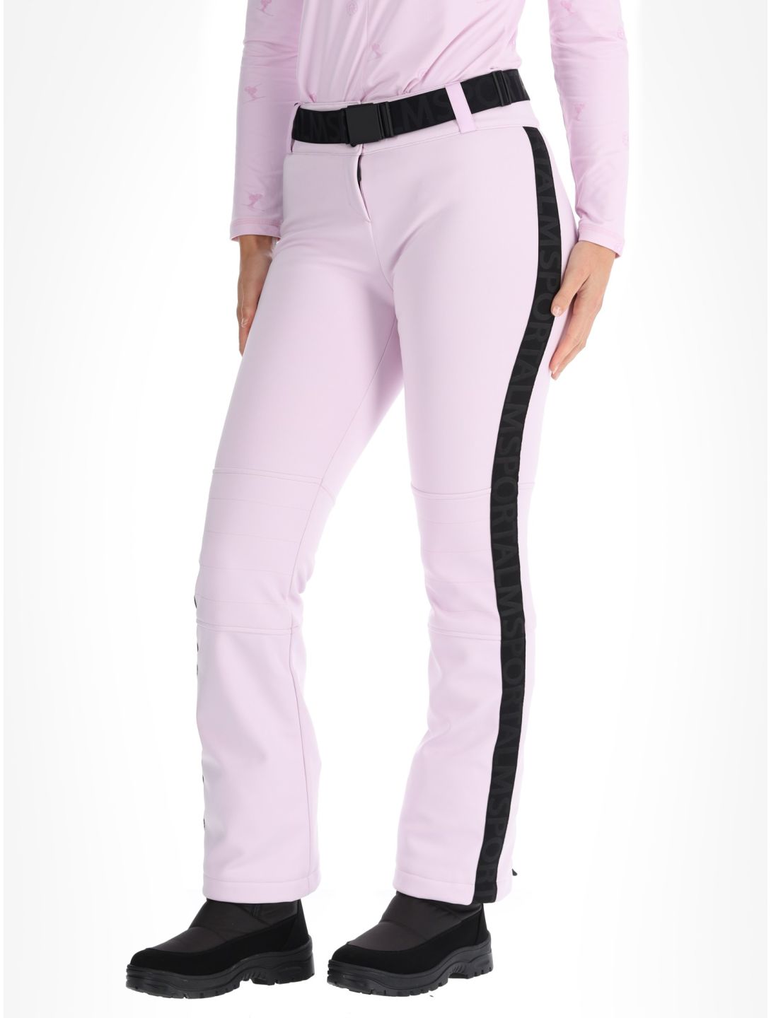 Sportalm Kitzbühel, Mayli CH pantaloni da sci softshell donna Chalk Pink rosa 