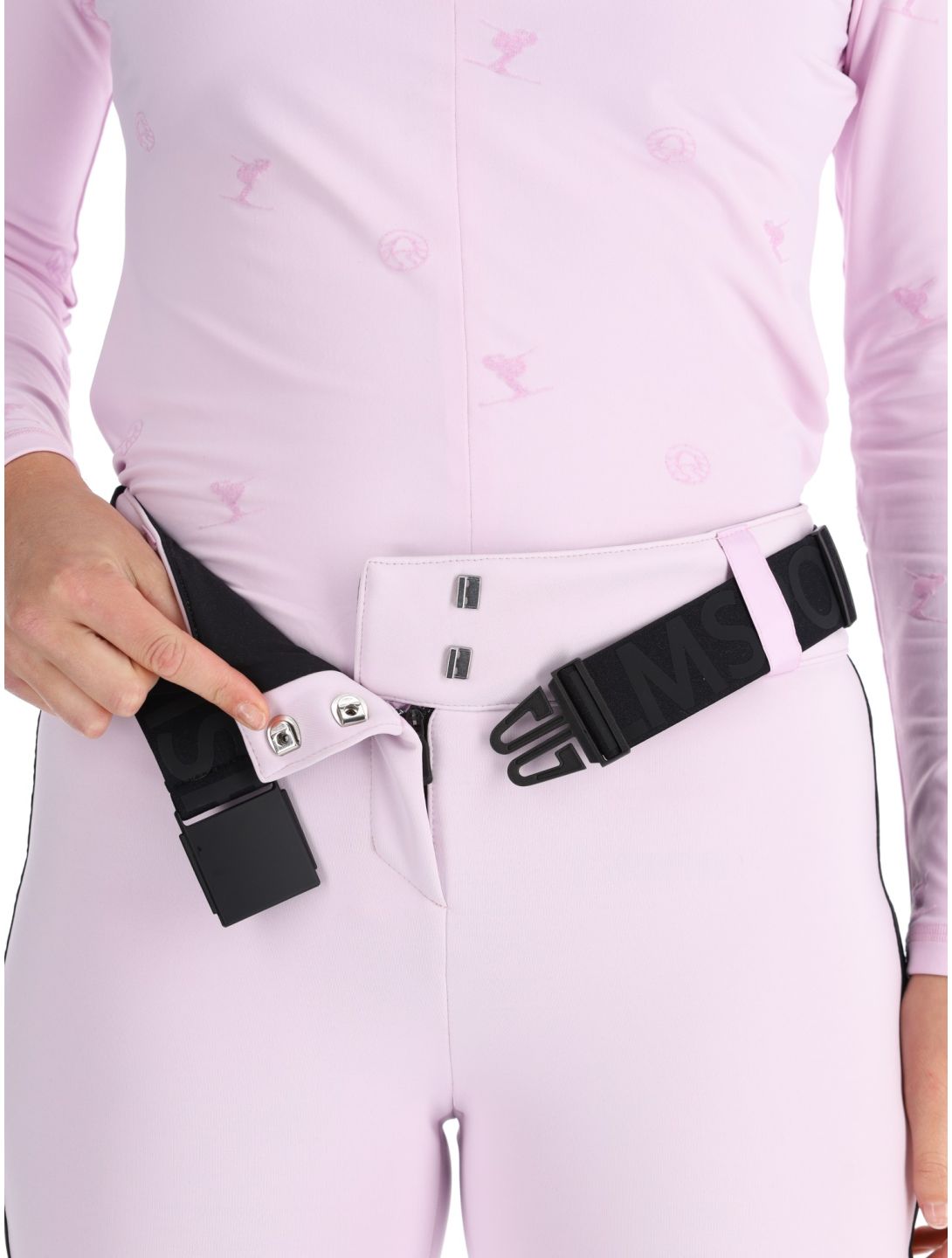 Sportalm Kitzbühel, Mayli CH pantaloni da sci softshell donna Chalk Pink rosa 