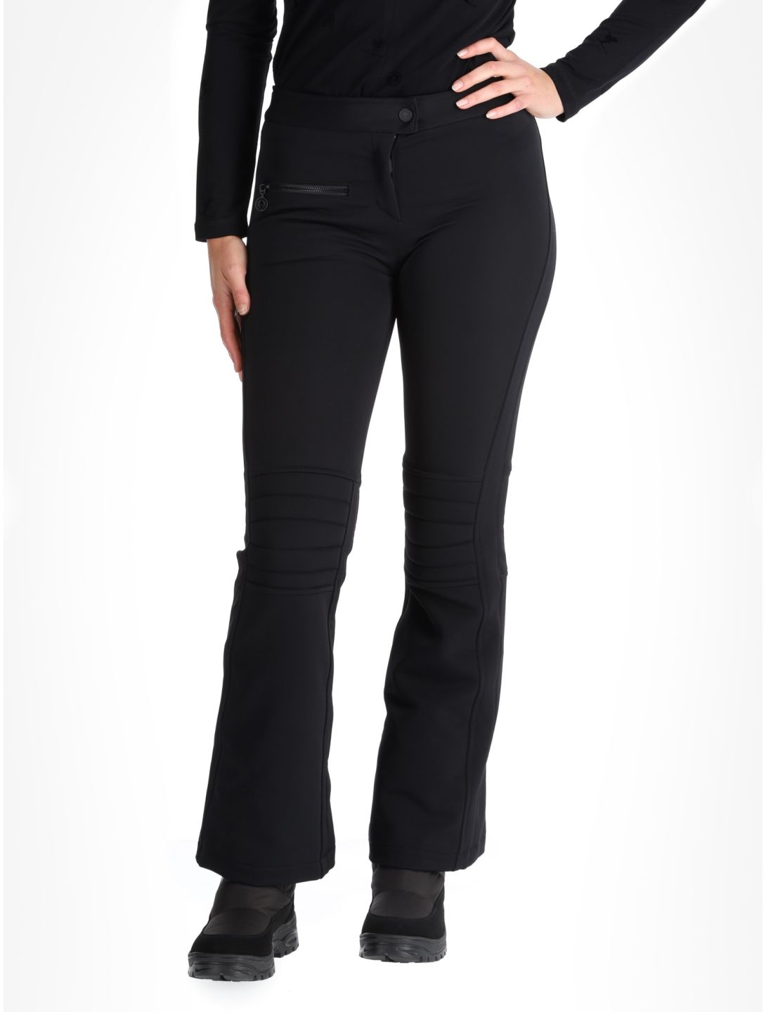 Sportalm Kitzbühel, Snowy pantaloni da sci softshell donna Black nero 