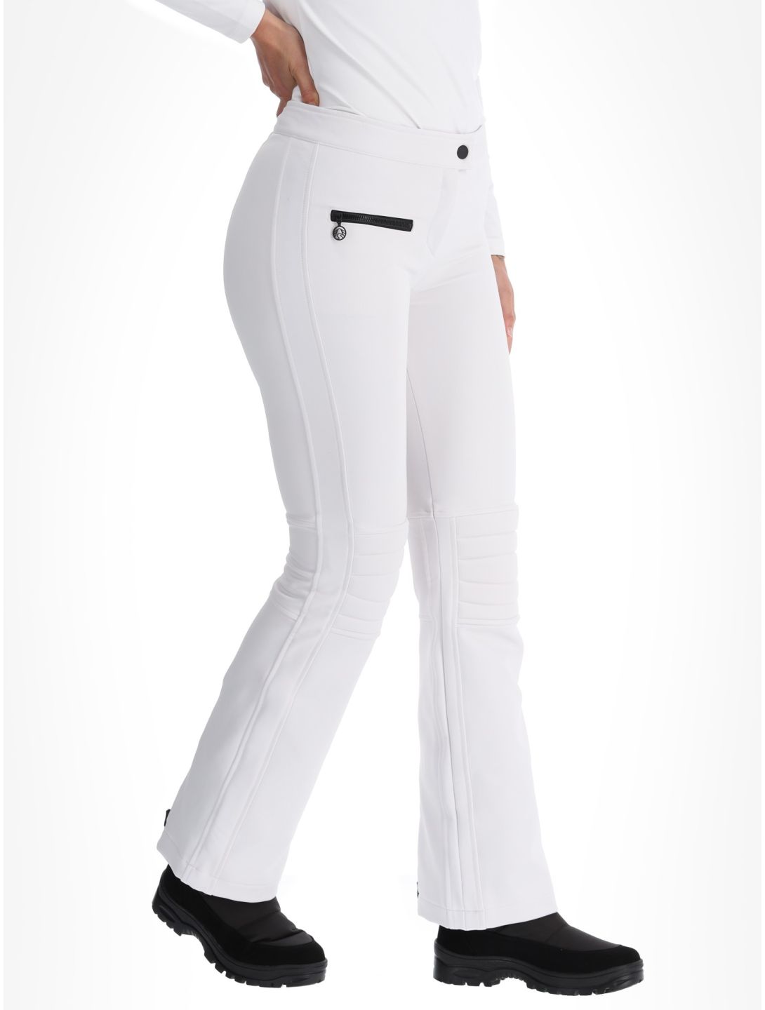 Sportalm Kitzbühel, Snowy pantaloni da sci softshell donna Weiss bianco 