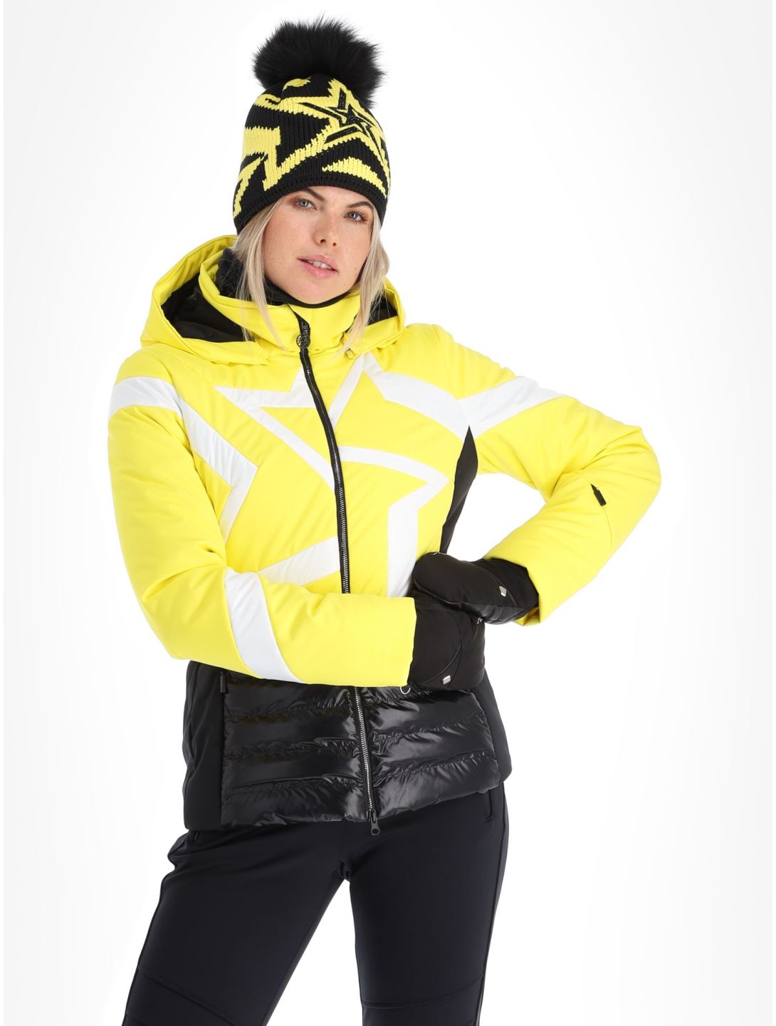 Sportalm Kitzbühel, Subway m.Kap.o.P. giacca sci donna Blazing Yellow giallo 